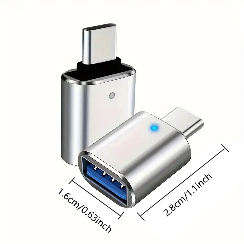 1/2/4pcs NEW USB 3.0 OTG Adapter, Type-c to USB 3.0 OTG Adapter for Android Phone USB Disk Car U Disk Reader
