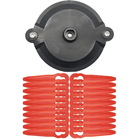 Brush Cutter Head Grass Trimmer Plastic Blade for Parkside PRTA 20Li A1311046 Lawn Mower Trimmer Blade Lawn Mower Parts