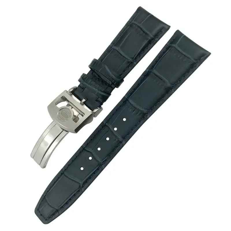 

BEFIA 21mm 22mm Curved End Cow Watchband Replacement for IWC Portugieser 'S Watches Folding Buckle Watch Strap