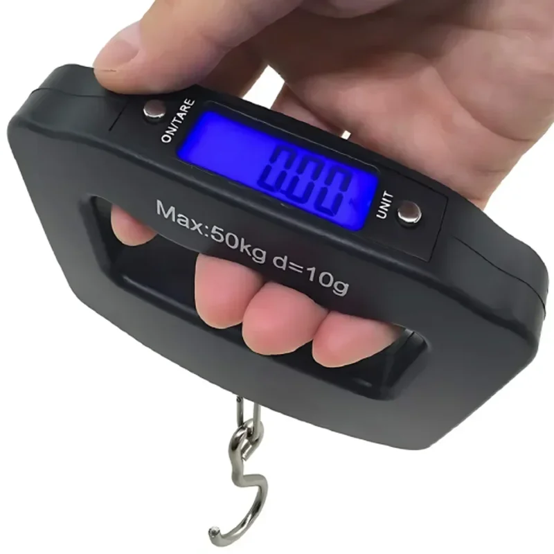 50kg/10g Digital Luggage Scale Electronic Portable Suitcase Travel Weighs With Backlight Electronic Travel Hanging Scales