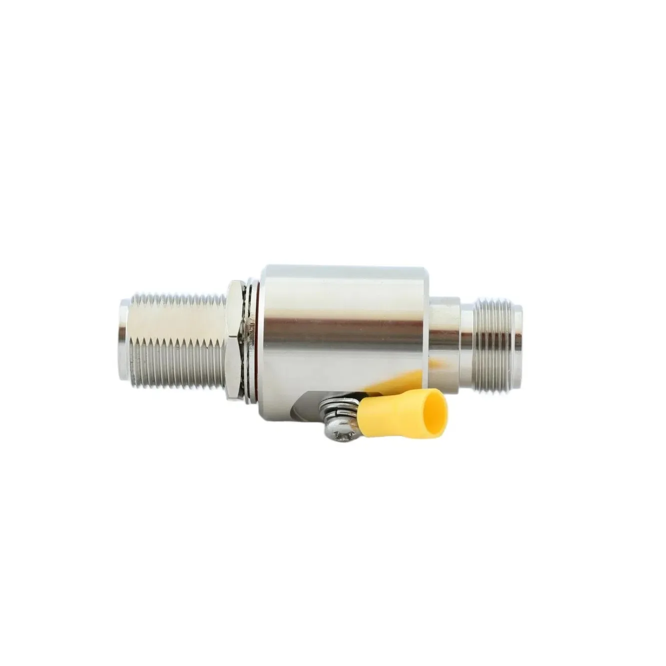 RF Coaxial tipo N hembra a tipo N hembra tubo de descarga de Gas Protector contra sobretensiones/parabrisas de iluminación 230V 6GHz, montaje en mamparo
