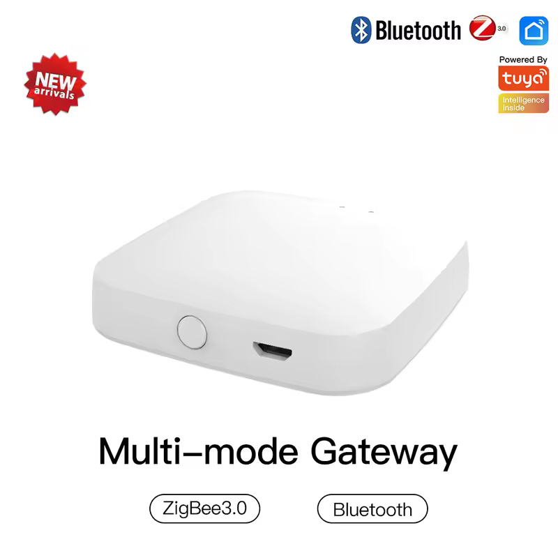 MOES Tuya New Multi-mode Smart Gateway ZigBee3.0 Bluetooth Mesh Hub Work with Smart Life App Voice Control via Alexa Google Home