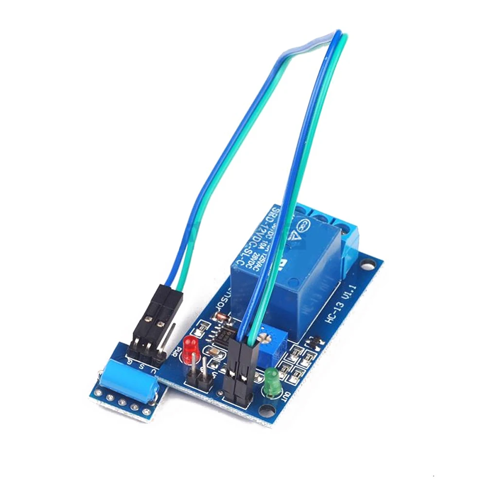 2 In 1 Alarm Trigger Vibration Module With Indicator Light 5V/12VDC Normally Closed Vibration Sensor Relay Module
