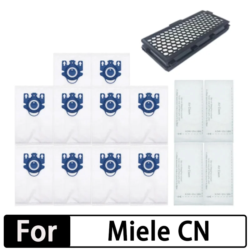 For Miele Type GN Deluxe Synthetic Vacuum & 4 Filters C1 C3 S2 S5 S8 Hepa Vacuum Cleaner DUST BAGS With FILTERS