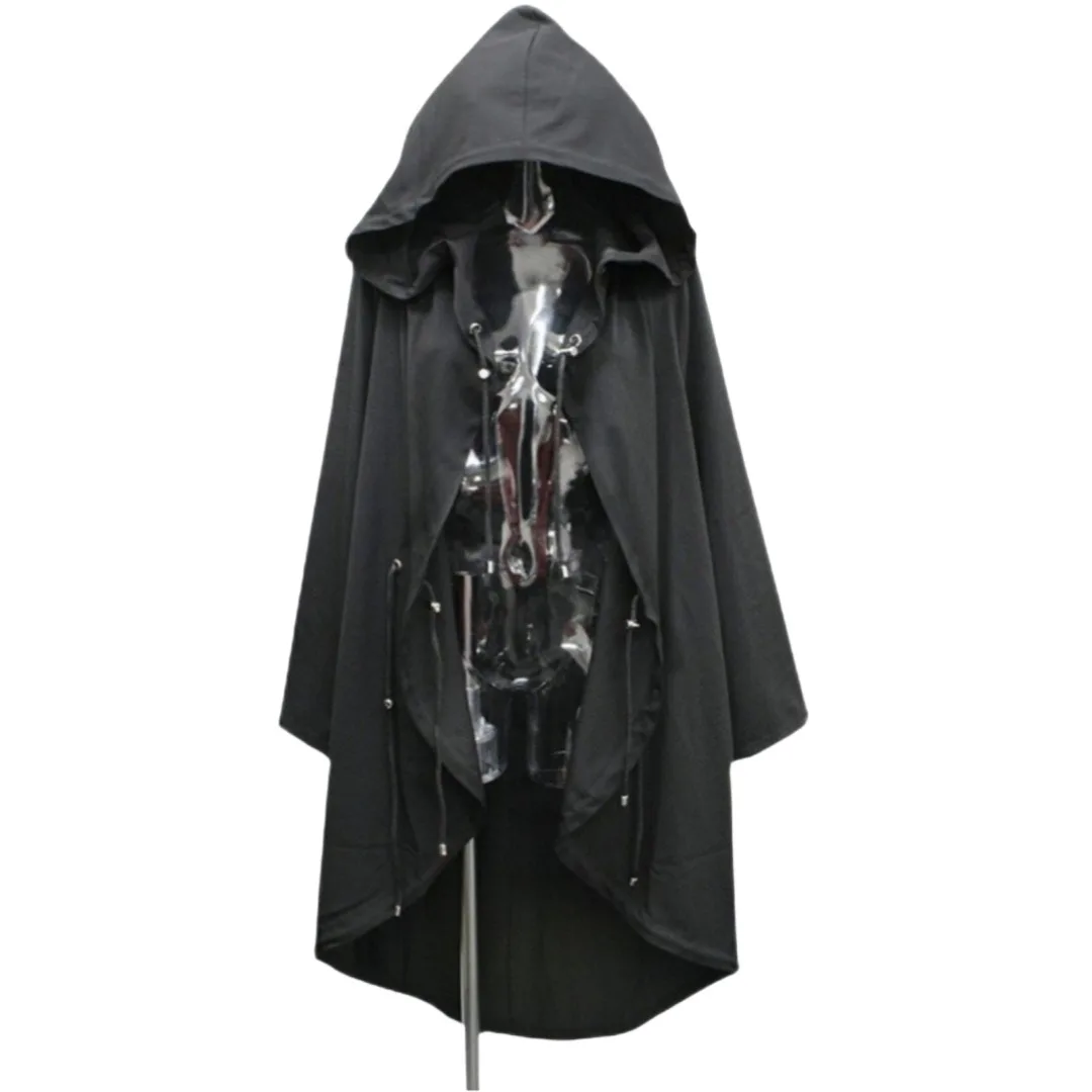 DEORART Unisex Hooded Jacket Top In Stock Japanese Harajuku Style Dark Yabi Culture Student Mid Length Coat