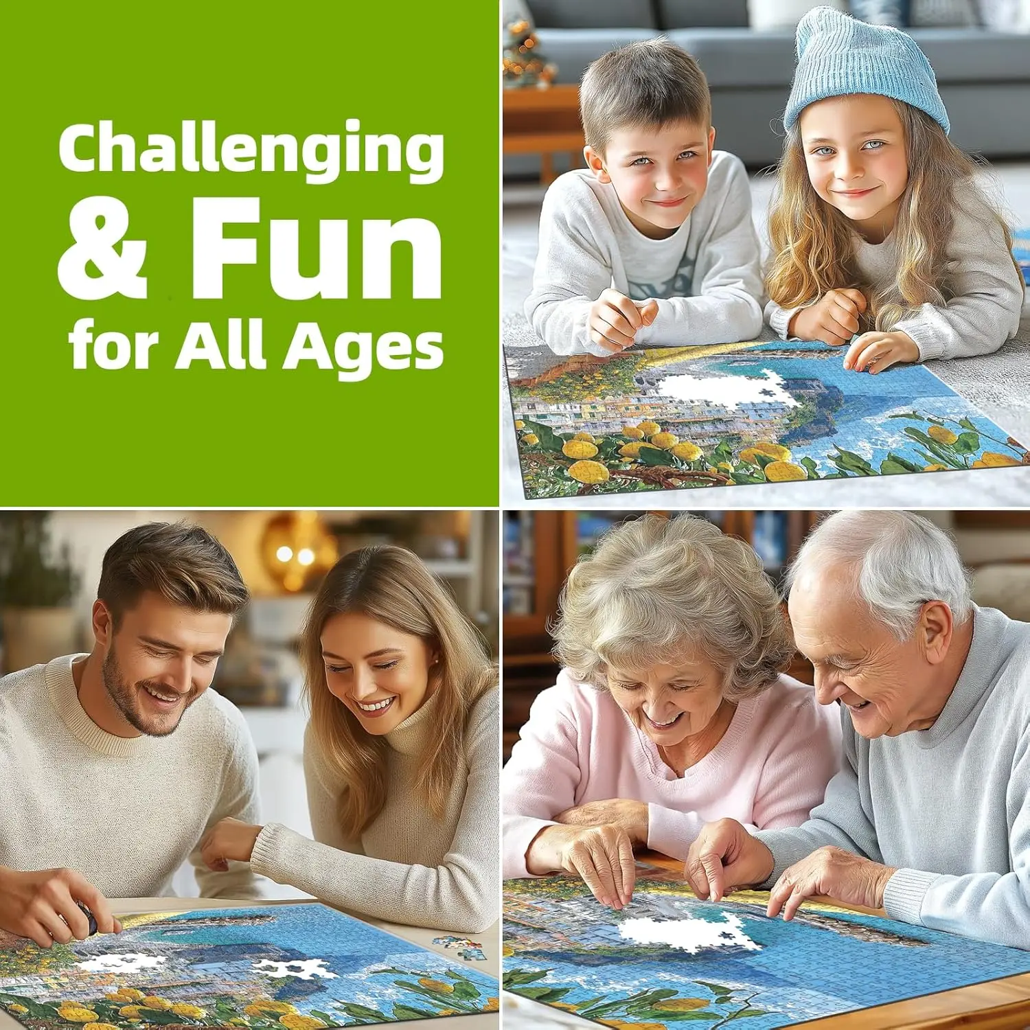 1000/500/300/120 조각 성인을위한 아말피 해안 지그 소 퍼즐 홈 장식 도전적인 가족 재미 교육 장난감 게임 밤