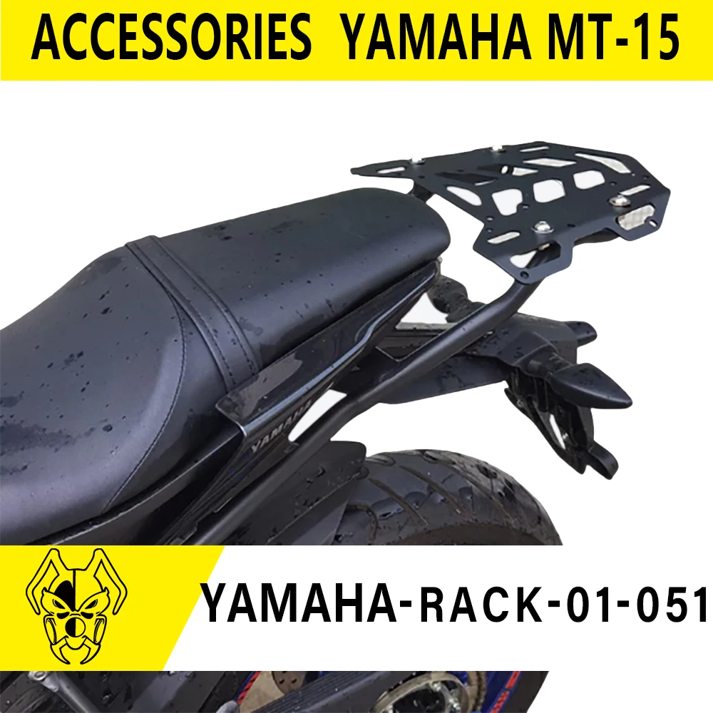 

MTKRACING For YAMAHA MT-125 MT-15 2018-2025 Motorcycle Rear Luggage Rack Cargo Holder Top Box Carrier Shelf Bracket Accessories