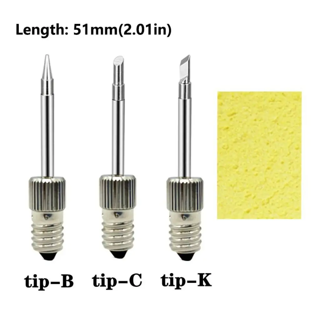 휴대용 E10 인터페이스 USB 납땜 다리미 팁, 8W 전동 공구 납땜 다리미 헤드 하이 퀄리티 교체 납땜 도구 세트