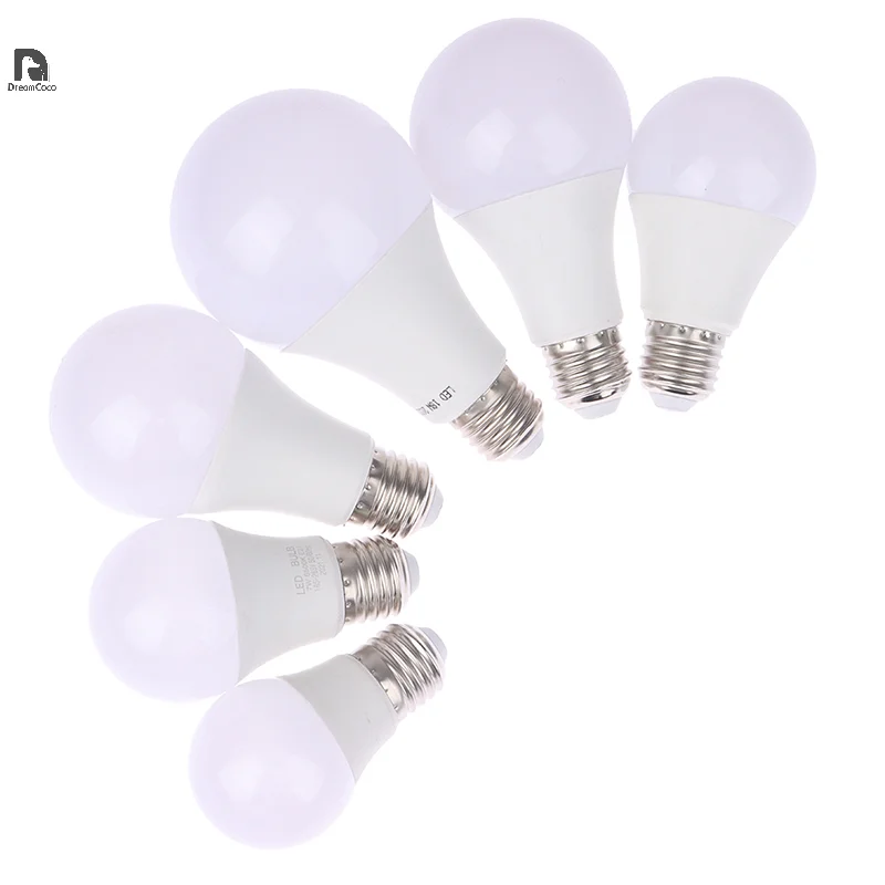 หลอดไฟ LED เทียบเท่า E27 5W 7W 9W 12W 15W 18W สปอตไลท์ไฟ LED เย็น/อบอุ่นสีขาวพร้อมฐาน