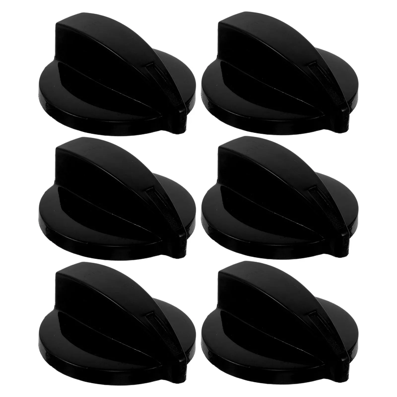 6pcs Industrial Floor Fan Switch Rotary Box Fan Switch Replacement Speed Selector Knobs Plastic Pointer Dial Cap for Workshop
