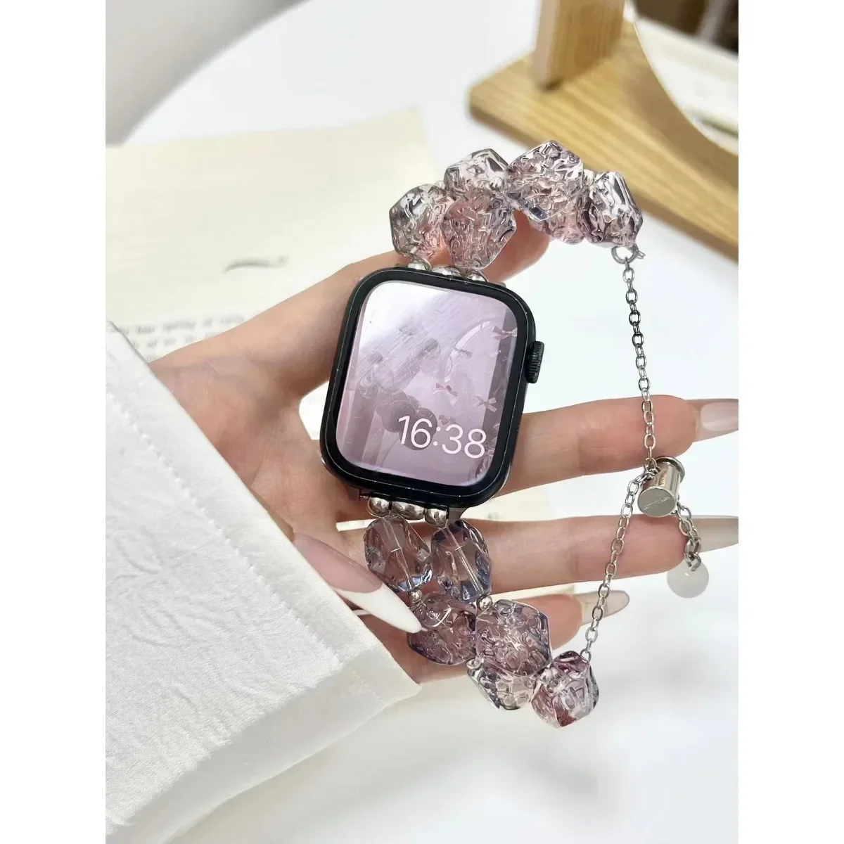 Bracelet de montre en acier inoxydable pour iWatch2 Series 10/9/8/7/6/5, bracelet de montre tendance 42/44/45/46/49 mm 38/40/41 mm_voghion.com