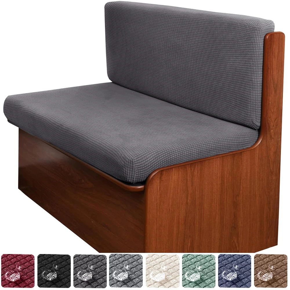 1set Splash proof Jacquard RV Sofa Covers Stretch Anti-Slip Solid Colors Chair Covers for Motorhomes Easy Clean Polar Fleece