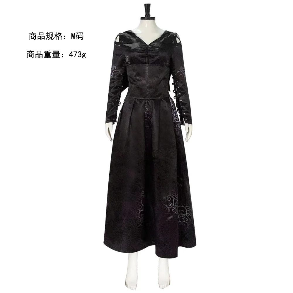 

Bellatrix Cosplay Lestrange Cosplay Magic Movie Costume Halloween Carnival Party Disguise Roleplay Suit For Female Women Adult