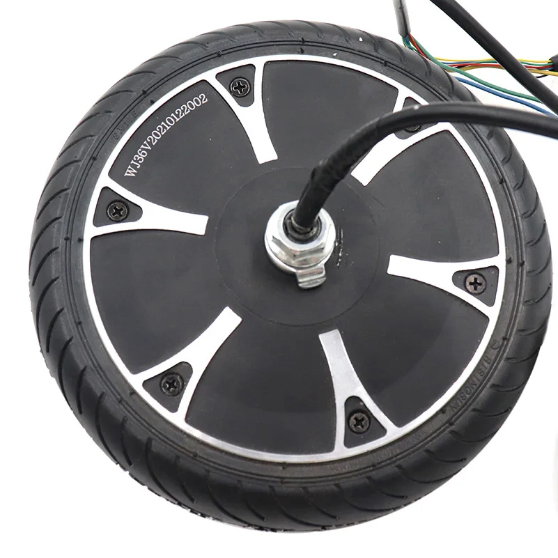 8 Inch Electric Scooter Motor Brushless Hub  Wheel for 350W  and Mini Scooters, 8x1 Tire