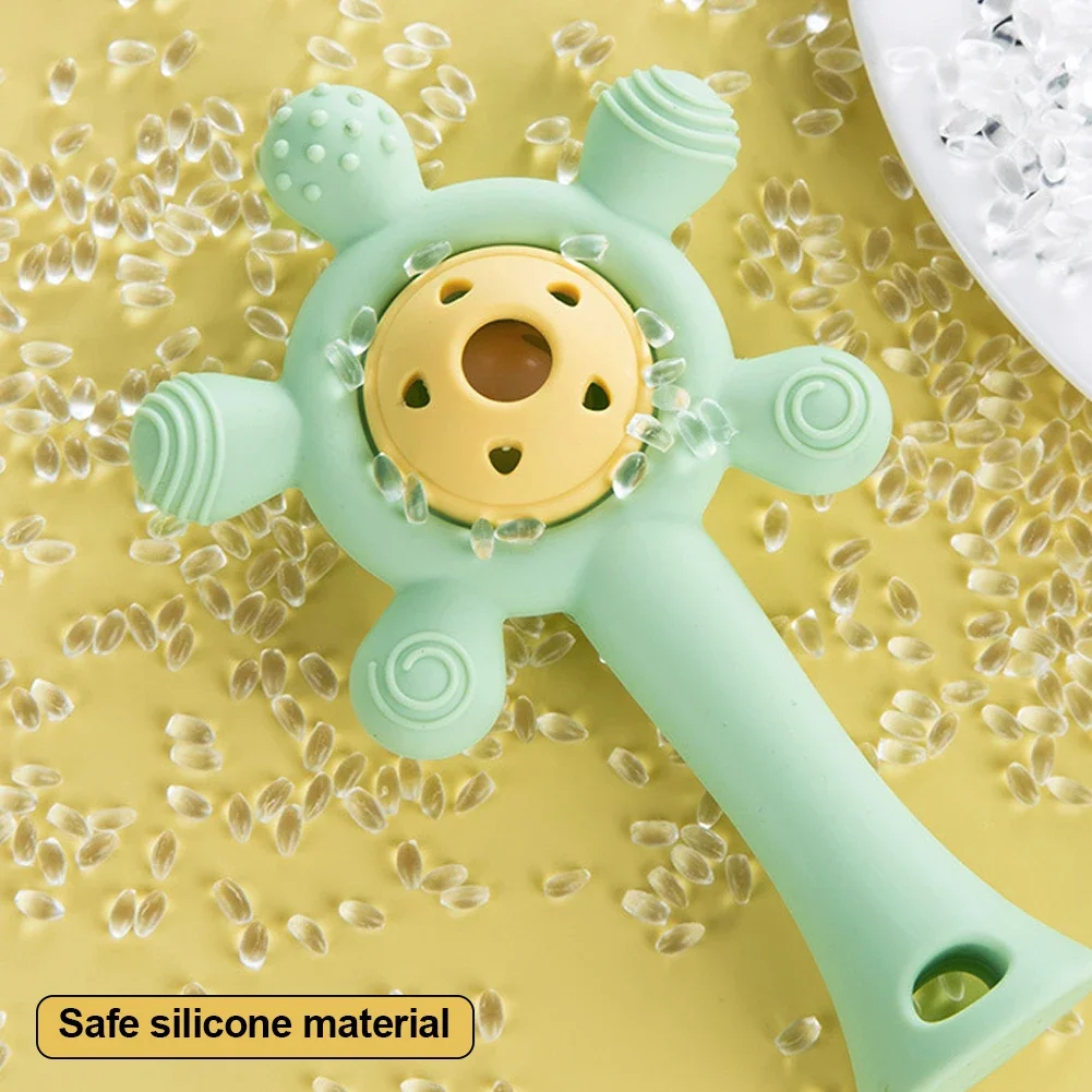 1 قطعة لون الحلوى الطفل سيليكون عضاضة حشرجة الموت اللعب آمنة حلقة التسنين الحسية للأطفال الصغار مضغ الأطفال الملحقات #5