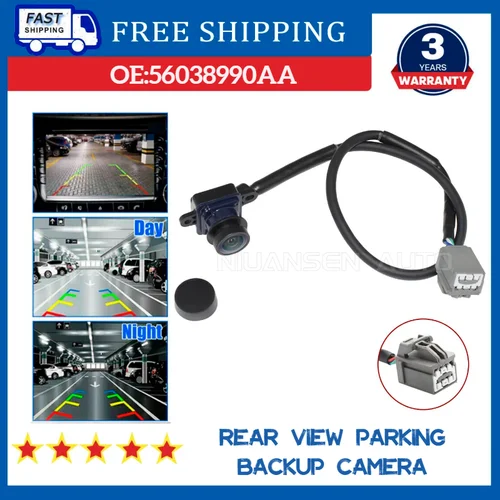 56038990 AA para Dodge Dardo maletero tapa montada vista trasera marcha atrás cámara de estacionamiento vehículo HD 2013 2014 2015 2016 1WY78GW7AA