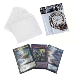 200pcs(2Packs) 65*90mm Card Sleeve Cards Protector Magic Killers of Three Kingdom Football Star Card Transparent Board Games