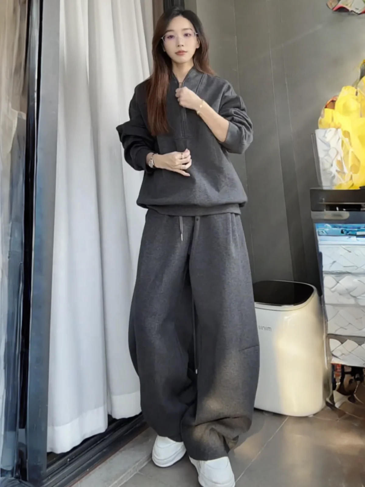 

Спортивный костюм унисекс Lazy Sle: модный комплект из худи на молнии и длинных брюк, новинка весенней коллекции