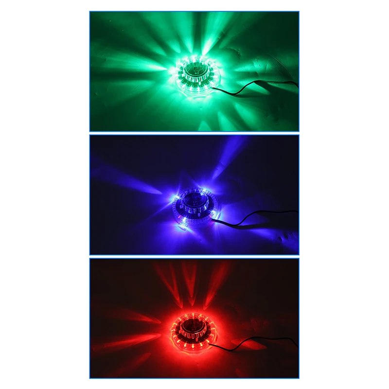 Sound Activated Rotating Disco Light USB RGB LED Ball Party KTV Bar Stage Lamps Easy Installation Exquisite Stage Effet