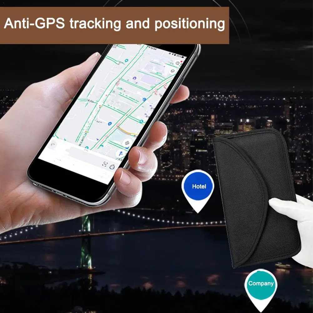 Mobile Phone Signal Shielding Bag For Mobile Phones Within 6.5 Inch Safe Blocking Bag Car Key Signal Blocker Case Anti Tracking