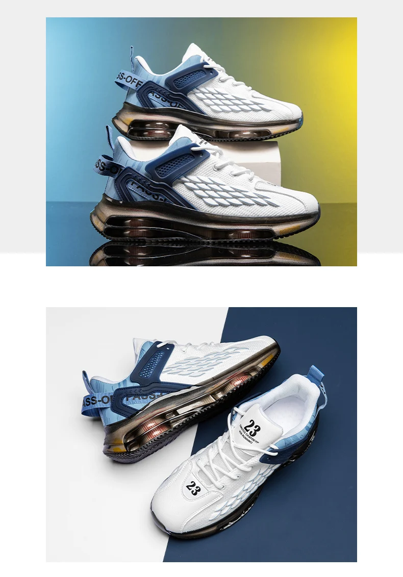 Herren-Freizeitsneaker Frühling Sommer Neue Atmungsaktive Leichte Renn-Outdoor-Laufschuhe Weiche Sohle Verschleißfeste Speed-Sportschuhe – Detail 14
