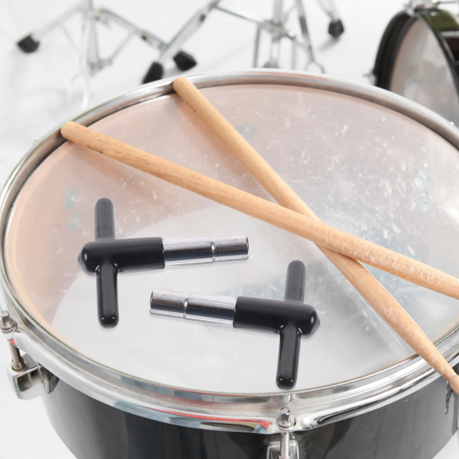 

Drum Wrench Tuning Gadget Lug Key Slim Barrel Accessories Snare Silica Gel Tuner