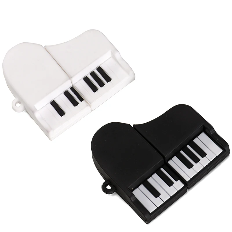 1PCS Original Music Style 128GB Cartoon Piano Key Flash Drive 64GB Memory Stick USB Flash Drive 32GB 2.0 Cartoon Pen Drive 16GB