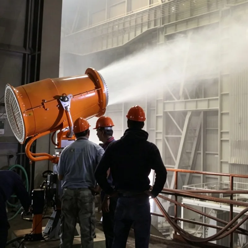 Remote Control Fog Cannon Truck Mounted Dust Suppression Water Mist Sprayer 60M 80M 100M Industrial Cooling ISO CE Certified