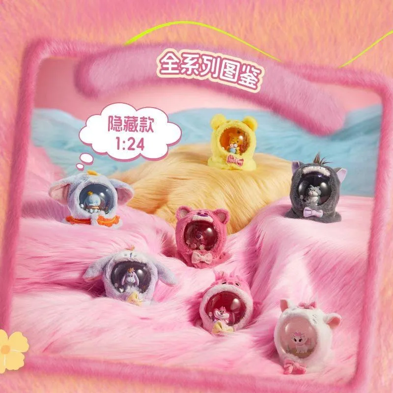 

Miniso Disney плюшевый хрустальный шар клубничный медведь Винни Пух Мэри кошка периферийные слепая коробка фигурки украшения мультфильм милый