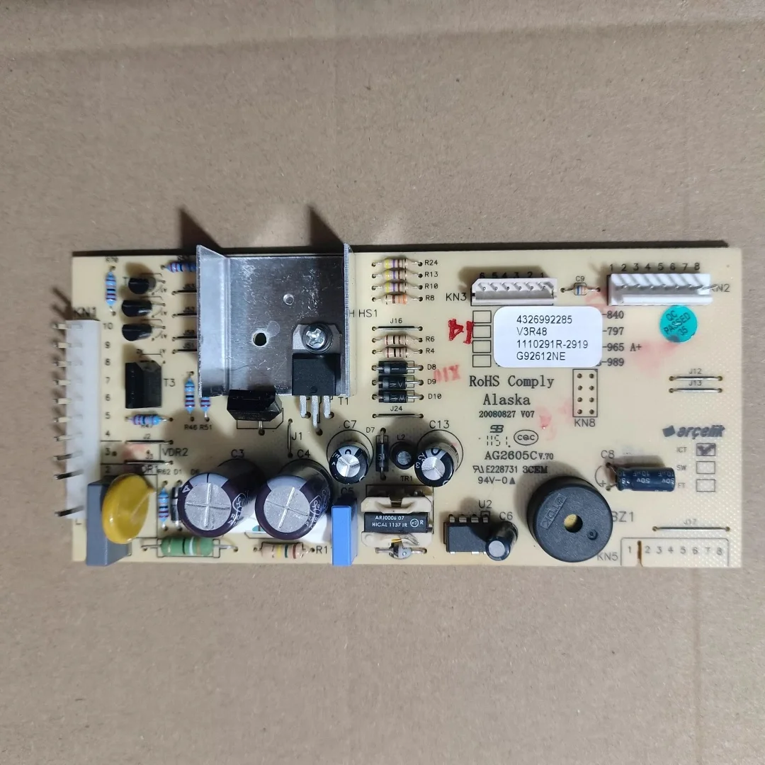Placa de control original, fuente de alimentación PCB 4326992285 para refrigerador Beko