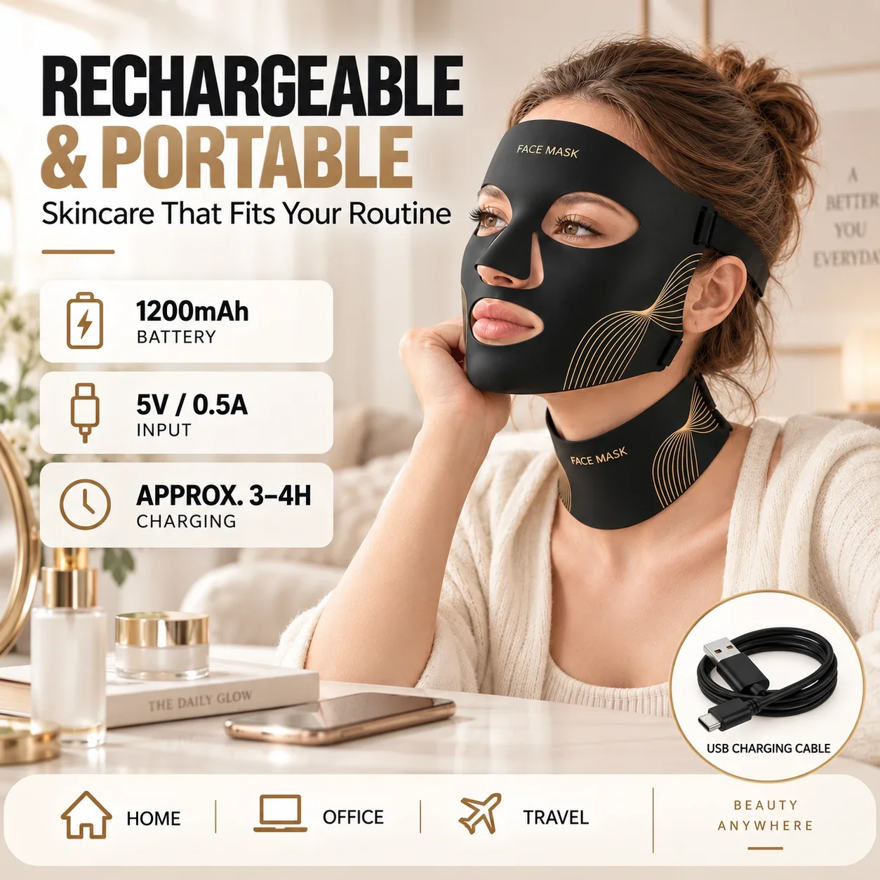 LED Face and Neck Mask 5