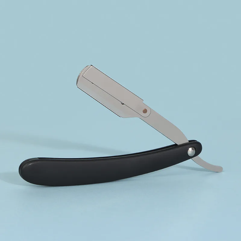 Men\'S Shaver Straight Edge Barber Razor Knives Manual Beard Shaving And Care Replaceable Blades Shavette Gift For Men