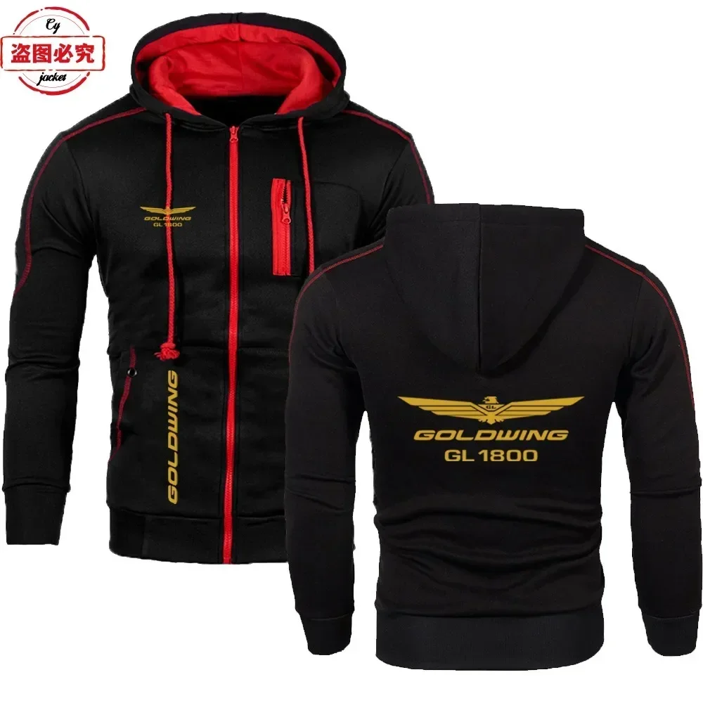 

European Size Jinyi 1800 Motorcycle Logo Motorcycle Jacket Racing Team Cycling Suit Men's Top Casual Zipper Hoodie