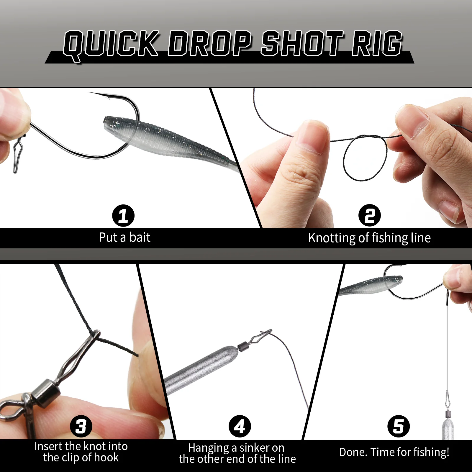 drop shot float hook fishing 50 Pieces SpinShot Swivel Hooks High Carbon Steel Fishhook Worm Hook for Feeder Carp Bass Perch Catfish : Sports & Outdoors Drop shot rigs are used in freshwater fishing Benefits of Drop Shot Fishing