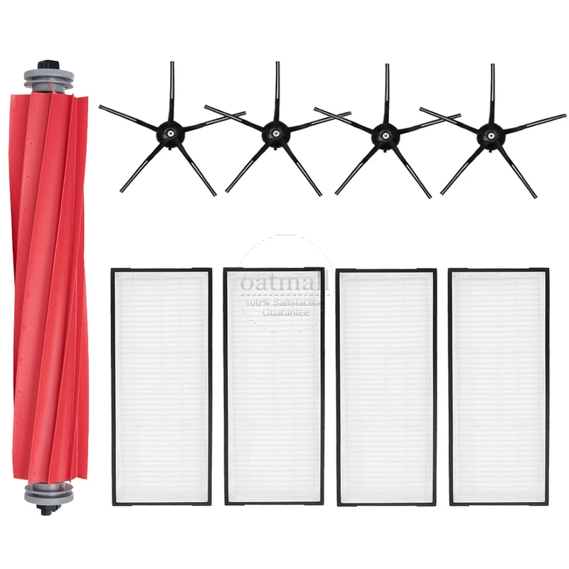 Kit de substituição para Xiaomi Roborock S7 Maxv Ultra / S7 Maxv / S7 Aspirador Peças de reposição Rolo Escova HEPA Filtro Mop Panos