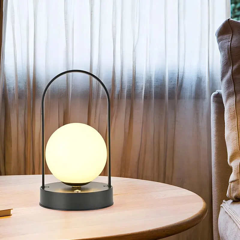 Portable Table Lamp Night Light Outdoor Camping Light Stall Light Nordic Modern Bedroom Bedside Lamp