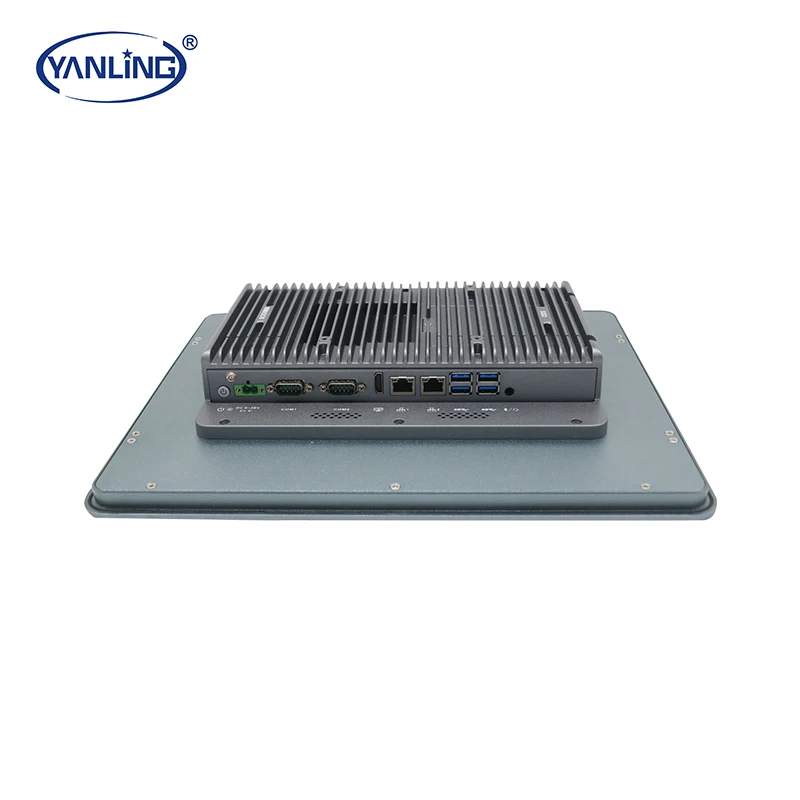 Yanling 17-Inch Touch Panel PC ITPC-A600 J6412 Dual Core Fanless Industrial With 1*LVDS 1*HD DDR4 EU Plug