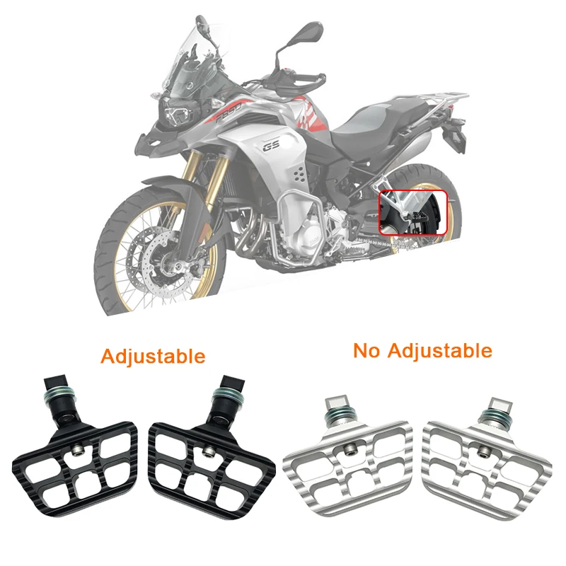 

For BMW F750GS F850GS Rear Footrest Rotatable Passenger Foot Pegs Rests F 750GS F 850GS ADV Adventure 2018-2022 2021 Motorcycle