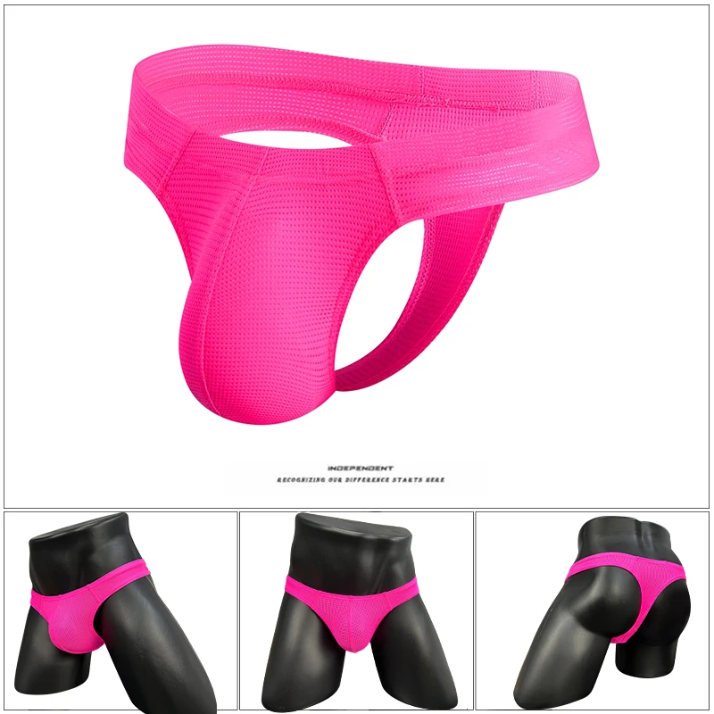 شبكة الرجال حزام رياضي سيور ملابس داخلية رجالي منخفضة الخصر الورك رفع الرجال الملابس الداخلية رجل G-سلاسل السروال #4