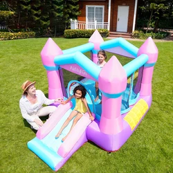 Inflatable Home Children's Games Color Bounce House PVC Inflatable Bounce Castle Bride Bounce Wedding Bounce House