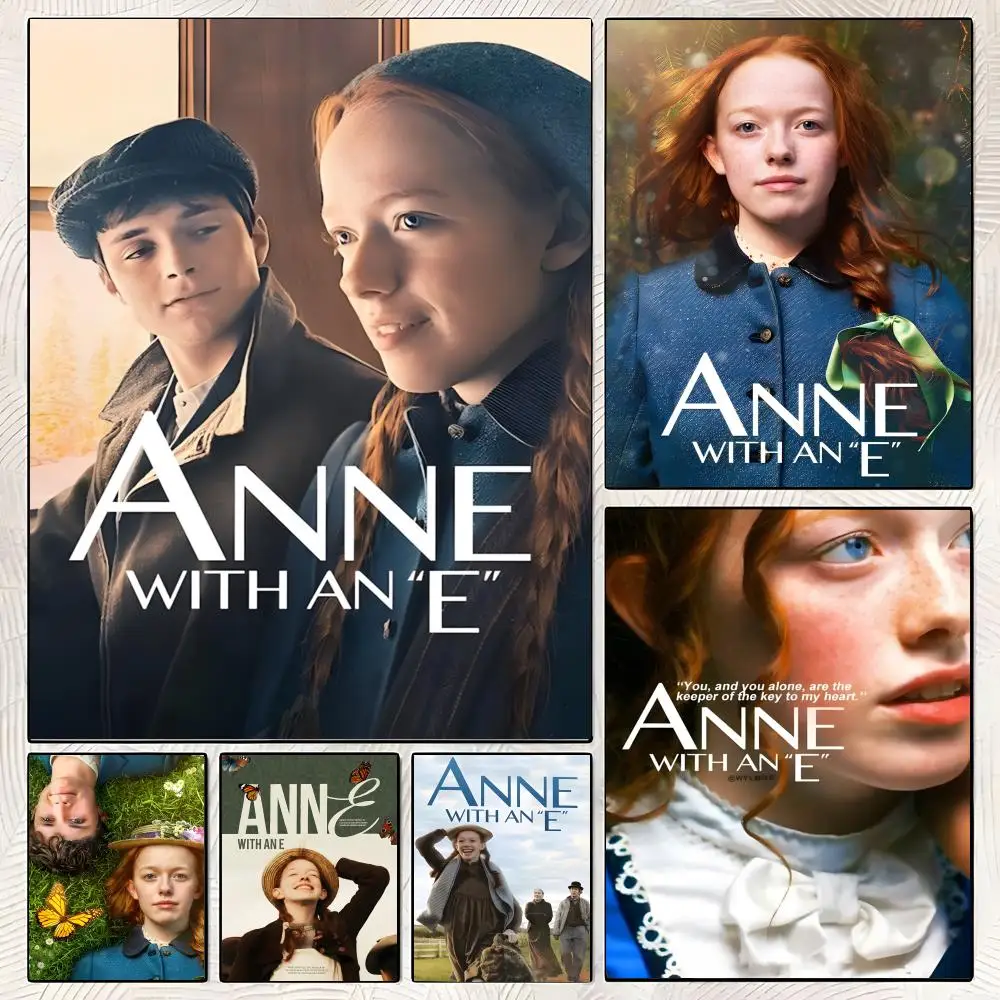 A-Anne with an E Poster High-definition  poster stickers, suitable for bedroom, living room, home decoration