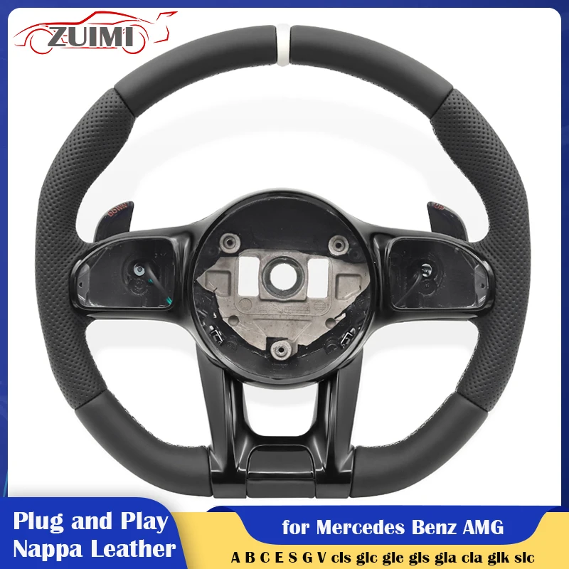 

Car Steering Wheel for Mercedes-Benz AMG e53 C63s W166 W463 W204 W205 W209 W213 W447 W463 W464 W213 W222 s350d E400 E250 E450