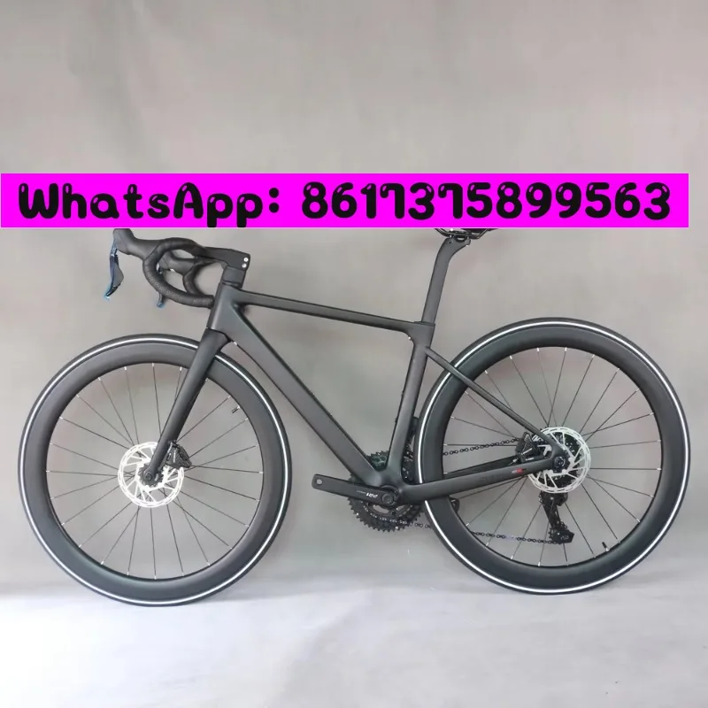 2x14 سرعة الكربون القرص الطريق الدراجة عجلات الكربون العادية حجم 45/48/50/52/54 سنتيمتر #1