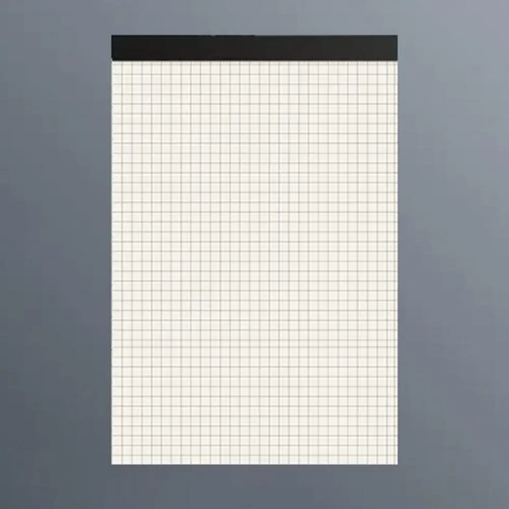 Cuadrícula de papel de cuadrícula geométrica, bloc de papel para hacer bocetos, tomar notas, 80 hojas, fácil de arrancar, cuaderno de papel gráfico A5/b5/a4