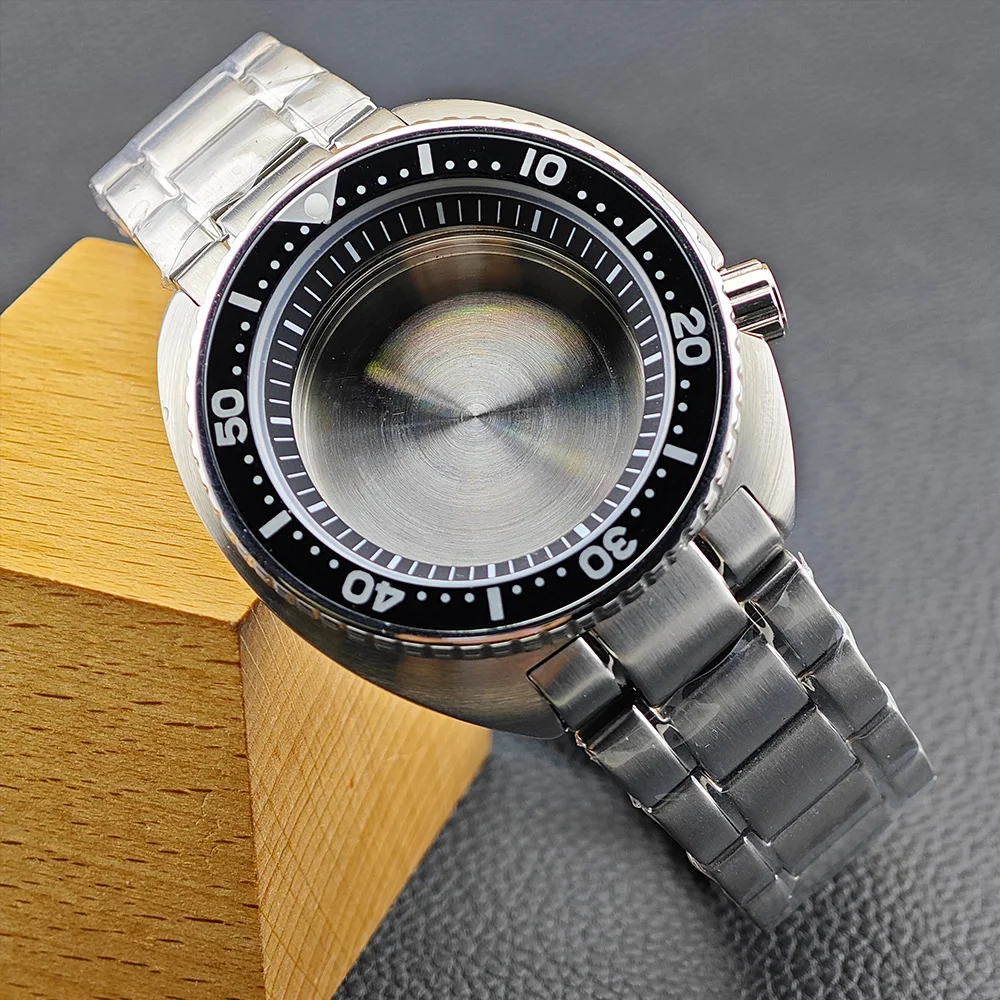 42mm case NH 35 MH36 SRPE Silvery/Black/Rosegold Men watches accessories watch case stainless steel case fit NH 35 NH36 Movement