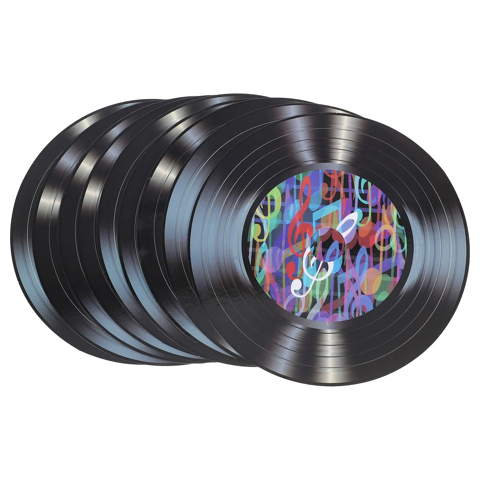 

1Set Vinyl Record Decoration Retro Vintage Music Party Wall Decor for Home Office Cafe Bar Ktv Decoration Record Decorations
