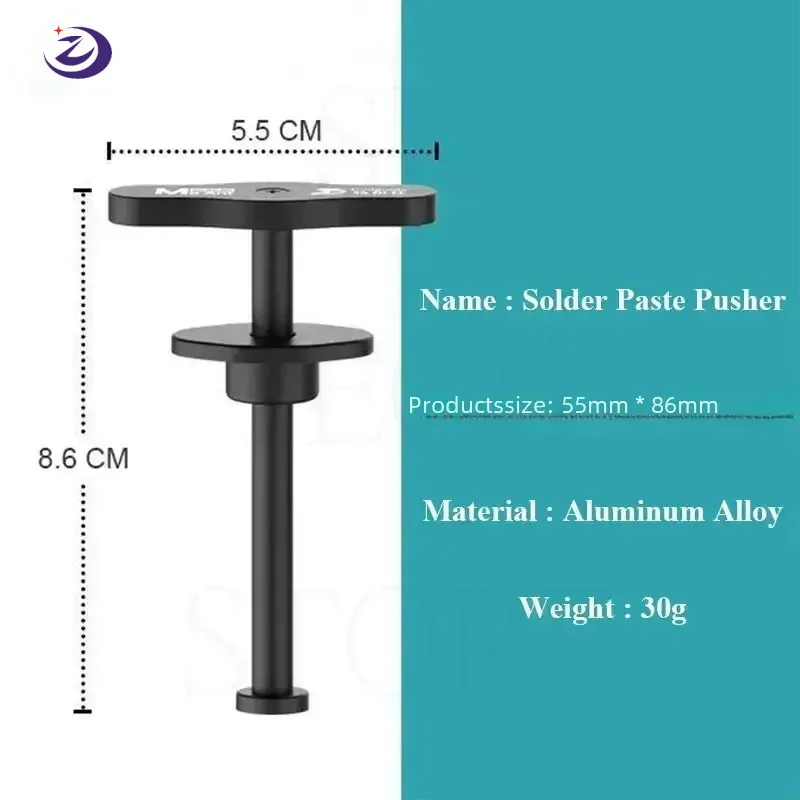 Solder oil companion booster, aluminum alloy push rod, needle tube type solder paste, solder oil flux, green oil booster Piston