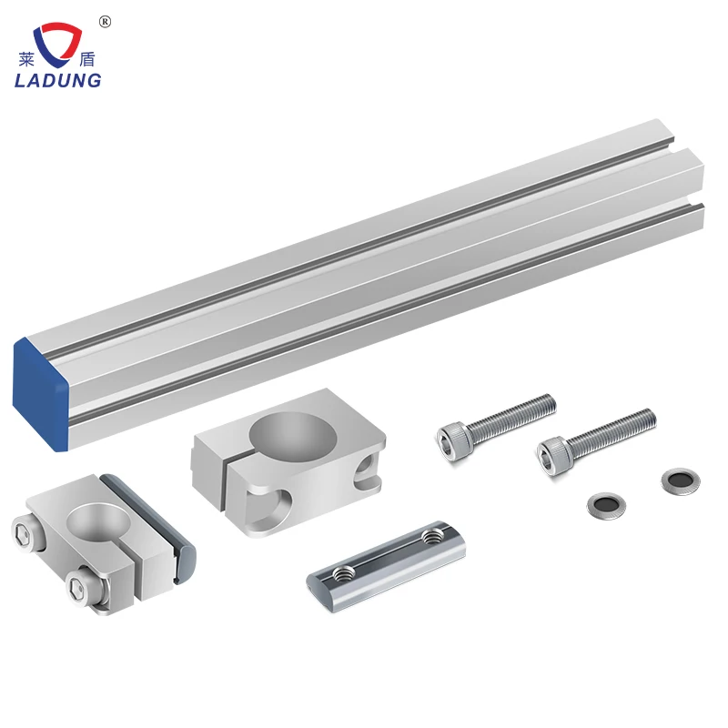 LADUNG SMBC Cross Square Joint Connector Bracket for Profiles Made in China SMBC-2038T SMBC-3050T