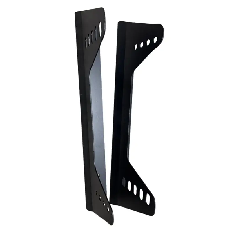 Universal L Shape Carbon Fiber Side Mount Brackets For Bucket Seat Kits- Racing Car Seat Installation Parts-A91R
