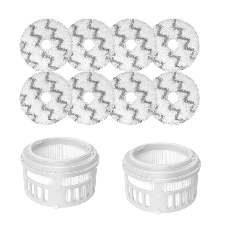 Paño de mopa con filtro de repuesto para Xiaomi Mijia K10 Pro / MJWXCQ05XY, repuestos de aspiradora inalámbrica, accesorios